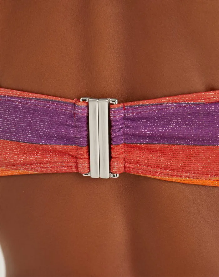 Women ViX Paula Hermanny Tops Lurex Jessie Bandeau Top 8211 Heatwave