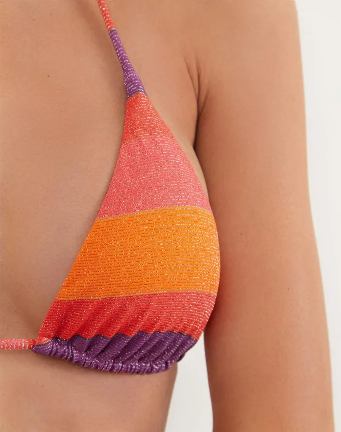Women ViX Paula Hermanny Tops Lurex Tri Top 8211 Heatwave