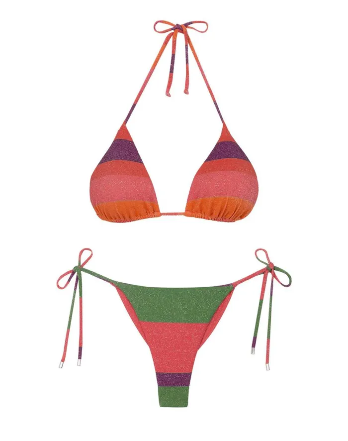 Women ViX Paula Hermanny Tops Lurex Tri Top 8211 Heatwave