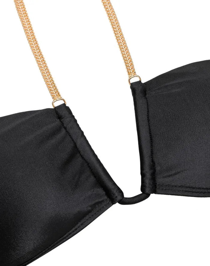 Women ViX Paula Hermanny Tops Melody Millie Top 8211 Black