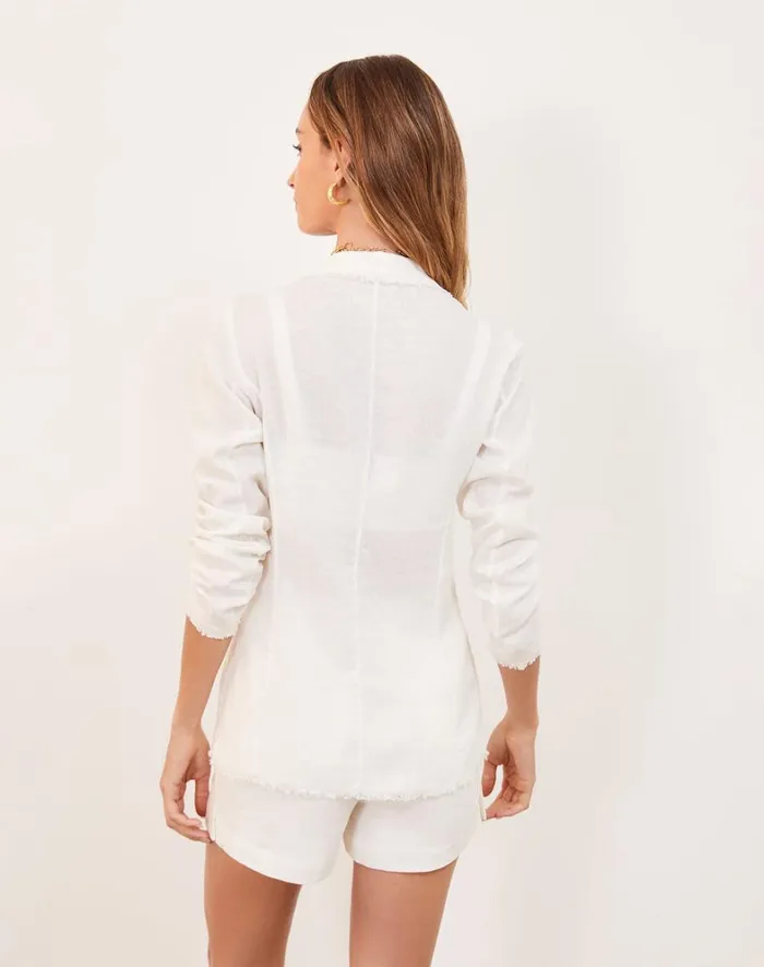 Women ViX Paula Hermanny Tops Robin Coat 8211 Off White