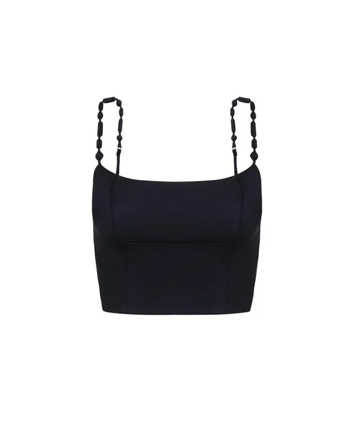 Women ViX Paula Hermanny Tops Sakura Top 8211 Black
