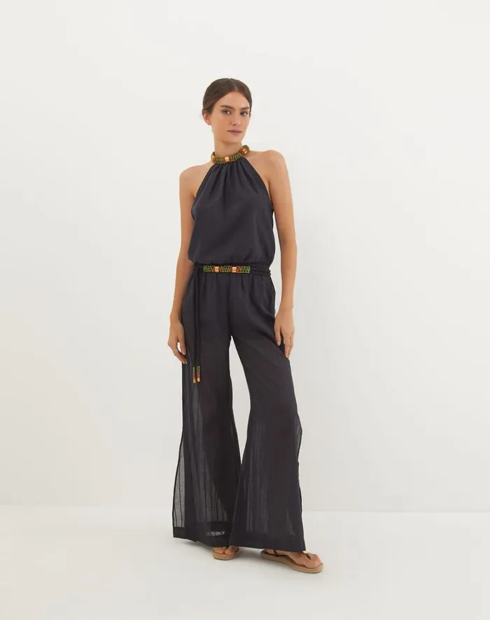 Women ViX Paula Hermanny Tops Sally Blouse 8211 Black