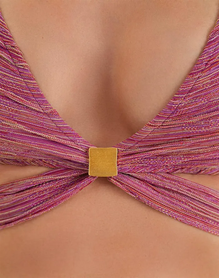 Women ViX Paula Hermanny Tops Spencer Lola Top 8211 Berry Burst