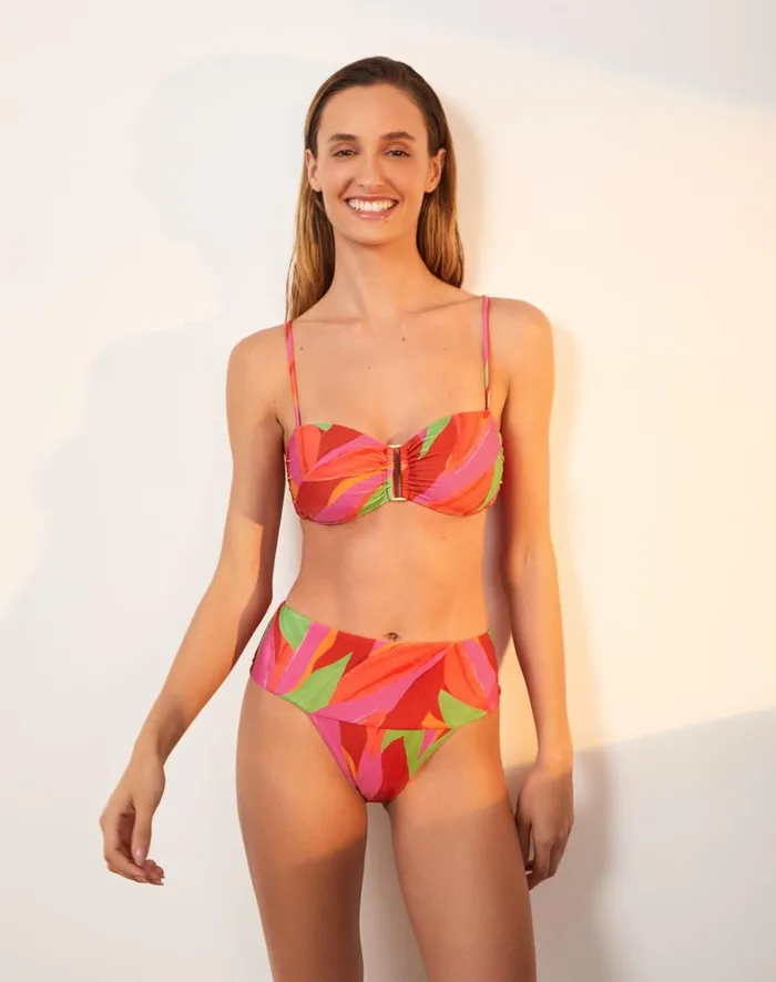 Women ViX Paula Hermanny Tops Square Bandeau Top 8211 Cherish