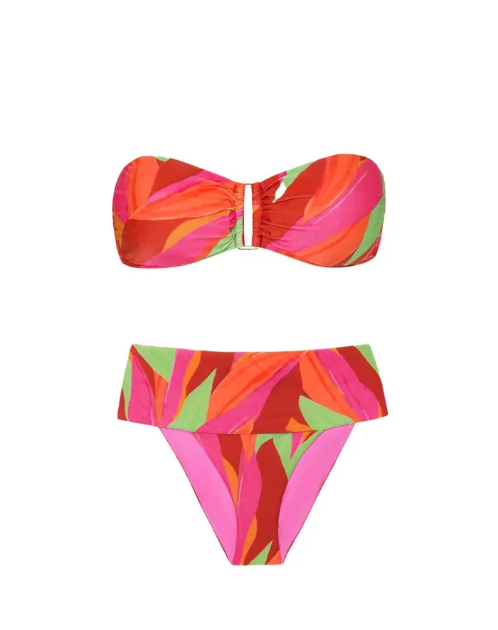 Women ViX Paula Hermanny Tops Square Bandeau Top 8211 Cherish