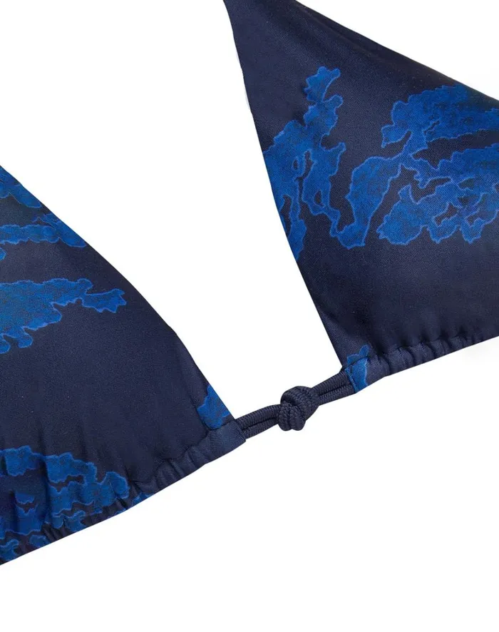Women ViX Paula Hermanny Tops Stella Tri Top 8211 Quizas Indigo