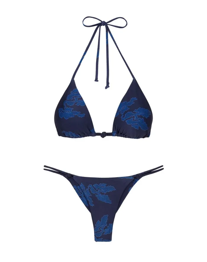Women ViX Paula Hermanny Tops Stella Tri Top 8211 Quizas Indigo