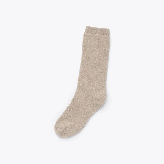 Women Wool Cushion Crew Hiker Sock Khaki Nisolo Socks