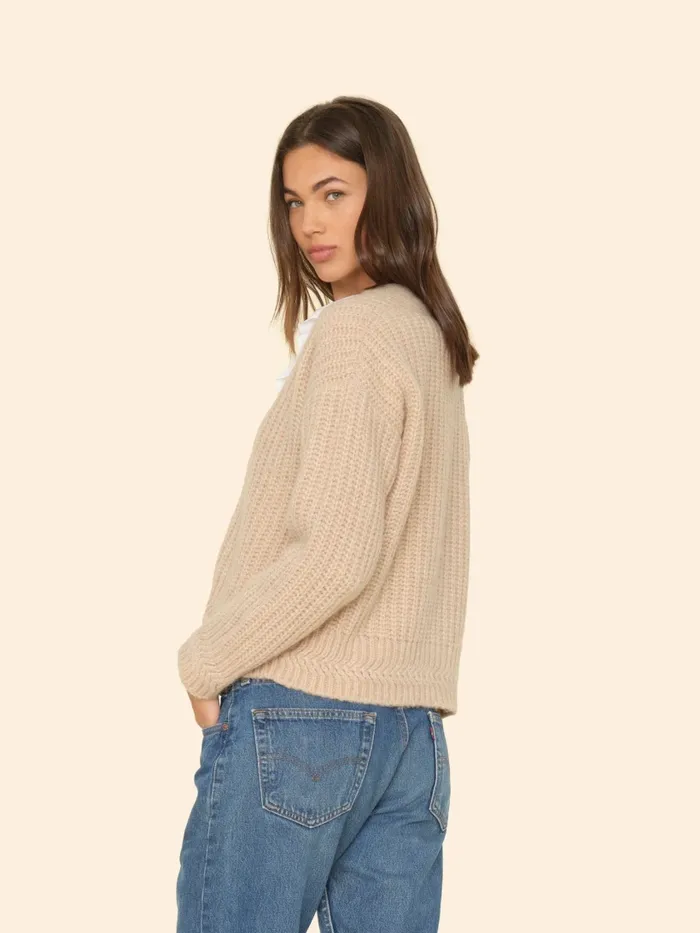 Women XRENA Cream Ice Milli Cardigan Sweaters and Jackets Women XRENA Cream Ice Milli Cardigan Sweaters and Jackets