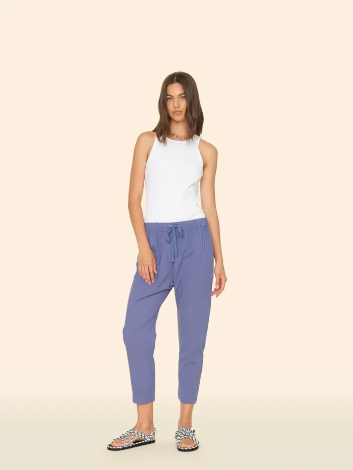 XRENA Pants and Jumpsuits Women Marlin Blue Draper Pant