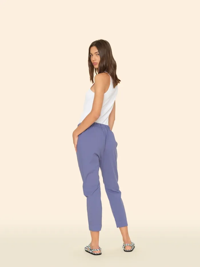 XRENA Pants and Jumpsuits Women Marlin Blue Draper Pant XRENA Pants and Jumpsuits Women Marlin Blue Draper Pant