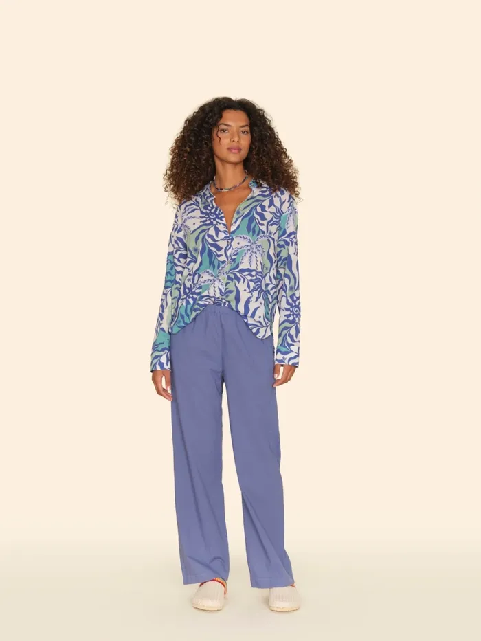 XRENA Pants and Jumpsuits Women Marlin Blue Piper Pant XRENA Pants and Jumpsuits Women Marlin Blue Piper Pant
