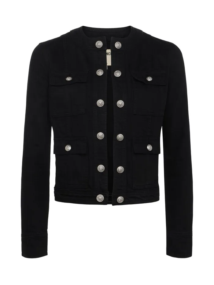 Yari Denim Jacket Noir Women L039Agence Denim Jackets Yari Denim Jacket Noir Women L039Agence Denim Jackets